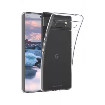 Cover-hoes dbramante1928 Greenland voor Google Pixel 6a, gerecycled kunststof, transparant, voor 15,5 cm (6,1 inch) schermen