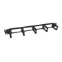 Equip 19-inch rackmontage-kabelmanagementpaneel, Zwart
