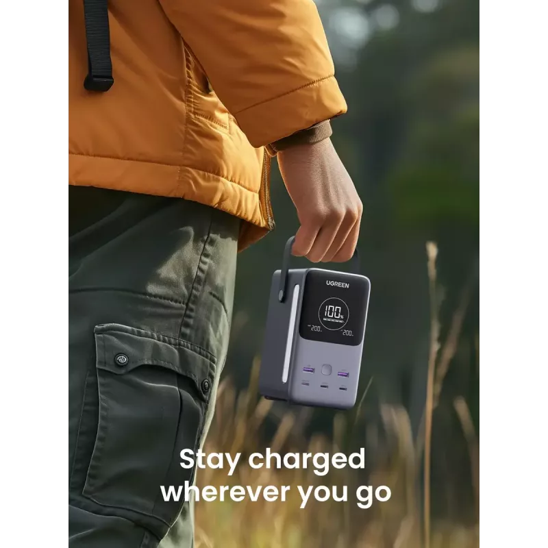 Ugreen Nexode Powerbank 48000 mAh Lithium Grijs