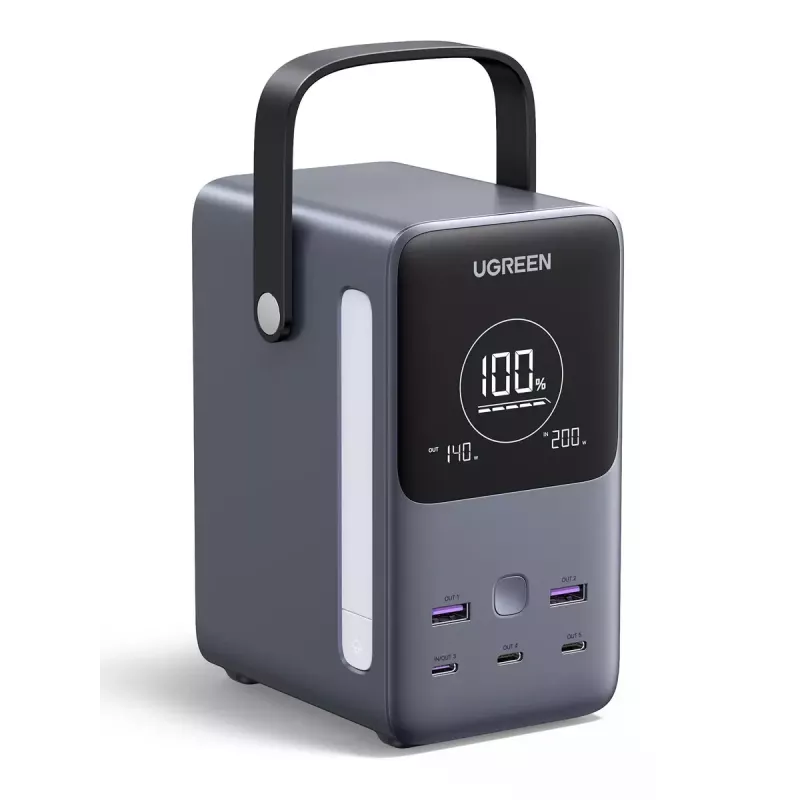 Ugreen Nexode Powerbank 48000 mAh Lithium Grijs