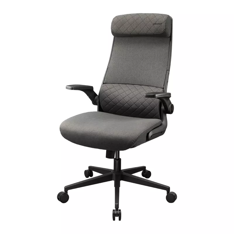 Bureau-/gamingstoel Cougar Stryder — zitting en rugleuning van stof, grijs, vloeroppervlak 710 × 675 mm, hoogte min. 115 cm