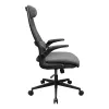 Bureau-/gamingstoel Cougar Stryder — zitting en rugleuning van stof, grijs, vloeroppervlak 710 × 675 mm, hoogte min. 115 cm