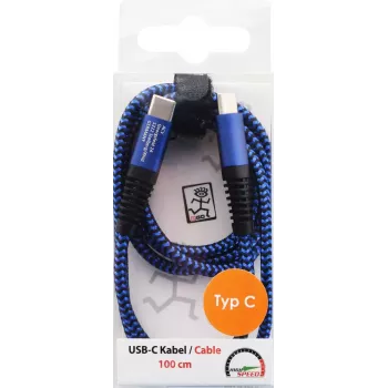USB-kabel 2GO 797194 USB 3.2 Gen 1 1 m USB C blauw