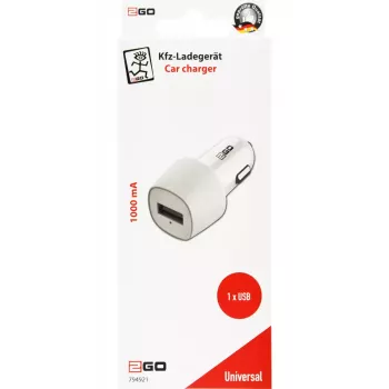 Mobiele oplader 2GO 794921 universeel wit auto-sigarettenaansteker