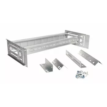 Rack-rail EQUIP EZR-DIN-3 — 19 inch (48,3 cm) 3HE DIN, RAL7035 grijs, breedte 485 mm, diepte 150 mm