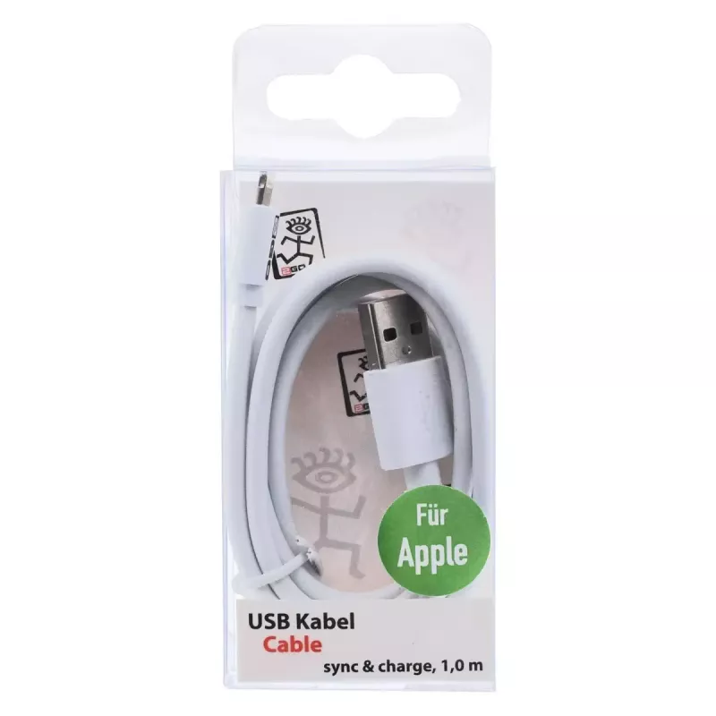 Lightning-kabel 2GO 795781 1 m wit