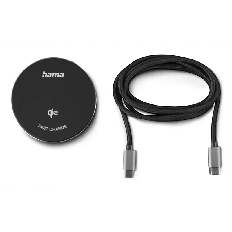 Hama 00201735 mobiele oplader smartphone zwart USB draadloos laden snelladen binnen