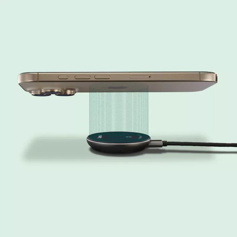 Hama 00201735 mobiele oplader smartphone zwart USB draadloos laden snelladen binnen