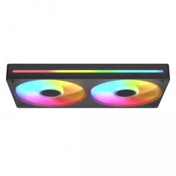 Cougar Unity240-FB Single-Frame 240 ARGB PWM voorwaarts, 120 mm, 700–2500 RPM, FDB, 5,4 mmH₂O, zwart