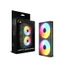 Cougar Unity240-FB Single-Frame 240 ARGB PWM voorwaarts, 120 mm, 700–2500 RPM, FDB, 5,4 mmH₂O, zwart