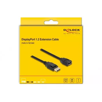 DeLOCK DisplayPort 1.2 verlengkabel 4K 60 Hz 3 m
