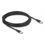 DeLOCK USB-kabel USB 2.0 4m USB-C zwart 81240