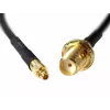 Coaxkabel DeLOCK 88580 0,2 m SMA MMCX zwart