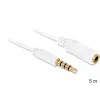 Audiokabel DeLOCK 3.5mm 5m wit