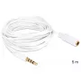 Audiokabel DeLOCK 3.5mm 5m wit