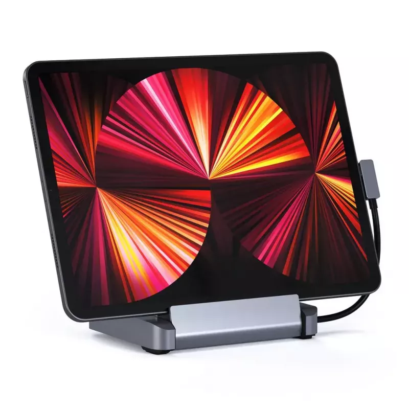 Laptop-dock Satechi ST-TCSHIPM USB-C (USB 3.2 Gen 1) met HDMI, SD/MicroSD, 60W PD, grijs