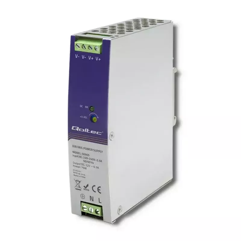 Industriële DIN-railvoeding QOLTEC 50905