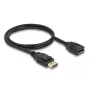 DeLOCK DisplayPort 1.2 verlengkabel 4K 60 Hz 1 m