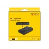 Delock USB-switch 4 x apparaat 2 x host 5 Gbit/s zwart