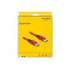 DeLOCK DisplayPort-kabel 16K 60 Hz 1 m rood metaal