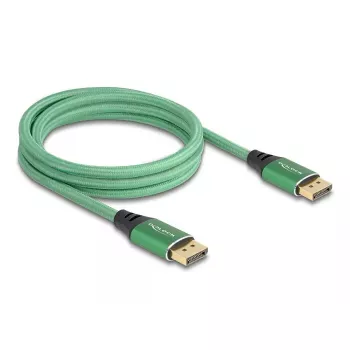 DeLOCK DisplayPort-kabel 16K 60 Hz 2 m groen metaal