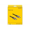 DeLOCK DisplayPort-kabel 8K 60 Hz 1 m paars metaal