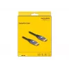 DeLOCK DisplayPort-kabel 8K 60 Hz 2 m paars metaal