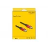 DeLOCK DisplayPort-kabel 8K 60 Hz 2 m rood metaal