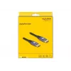 DeLOCK DisplayPort-kabel 8K 60 Hz 3 m paars metaal