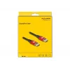 DeLOCK DisplayPort-kabel 8K 60 Hz 3 m rood metaal