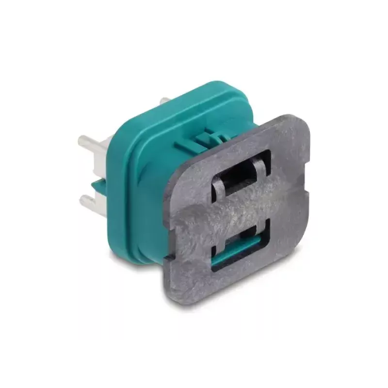 DeLOCK HDMTD quad-stekker voor PCB, beschermingsklasse IP67 IP69K