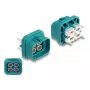 DeLOCK HDMTD quad-stekker voor PCB, beschermingsklasse IP67 IP69K