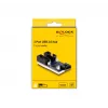 DeLOCK USB 2.0 pinheader hub 2 poorten zwart blauw