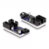 DeLOCK USB 2.0 pinheader hub 2 poorten zwart blauw