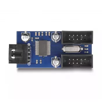 DeLOCK USB 2.0 pinheader hub 2 poorten zwart blauw