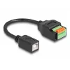 DeLOCK USB 2.0 kabel Type-B bus naar klemmenstrookadapter 15 cm