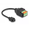 DeLOCK USB 2.0 kabel Mini-B bus naar klemmenstrookadapter 15 cm