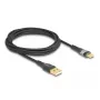 DeLOCK USB 2.0 kabel Type-A stekker naar Type-C stekker 60W 2m