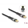 DELOCK USB 2.0 data- en sneloplaadkabel 1m 100W Type-C
