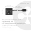DisplayPort 2-in-1 bidirectionele switch CLUB3D CSV-1009 — 2x DisplayPort-uitgangen, 8K@60Hz, zwart