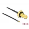 Coaxkabel DeLOCK 12667 0,5m SMA MHF 4L LK zwart