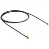 Coaxiale kabel DeLOCK 89611 0,5 m MHF (I-PEX) zwart goud