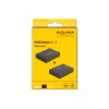 DeLOCK HDMI 2-1-switch bidirectioneel 8K 60 Hz metaal zwart