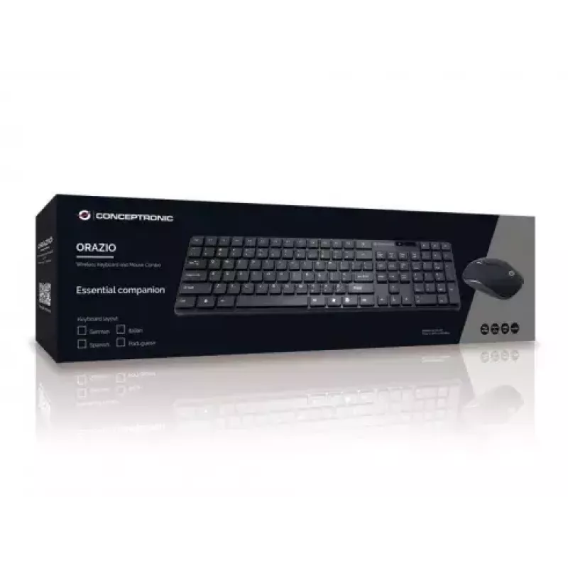 Draadloze toetsenbord- en muisset Conceptronic Orazio ORAZIO01ES