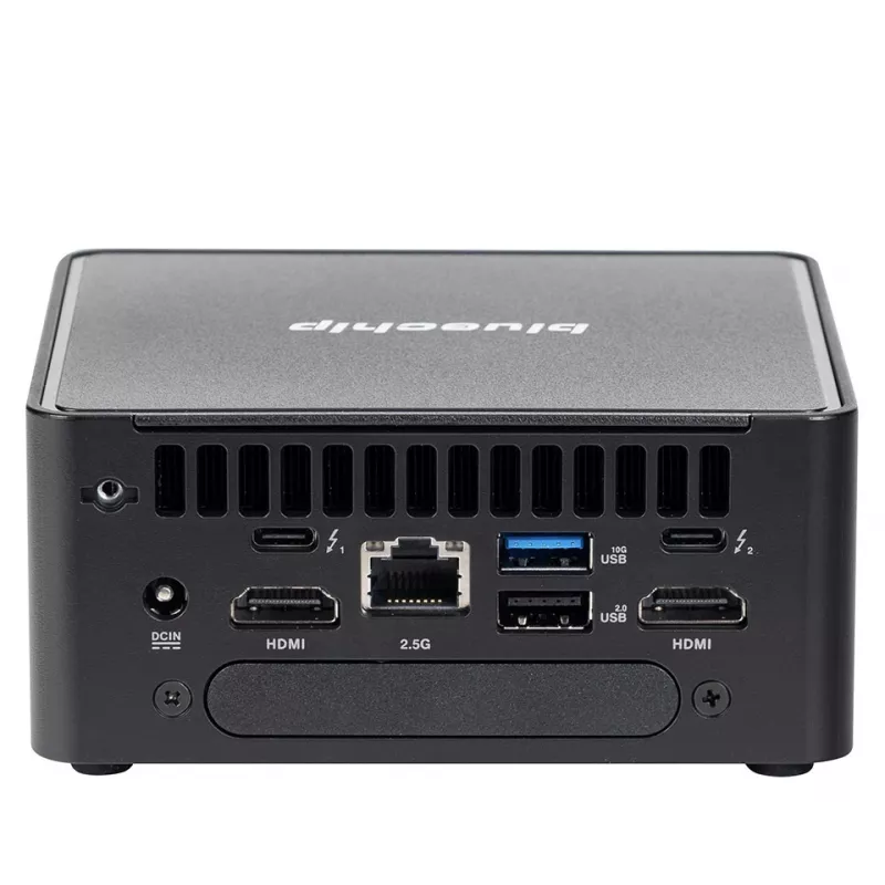 bluechip BUSINESSline M1435 Intel Core 3 100U 8 GB DDR5-SDRAM 500 GB SSD Windows 11 Pro mini-pc zwart