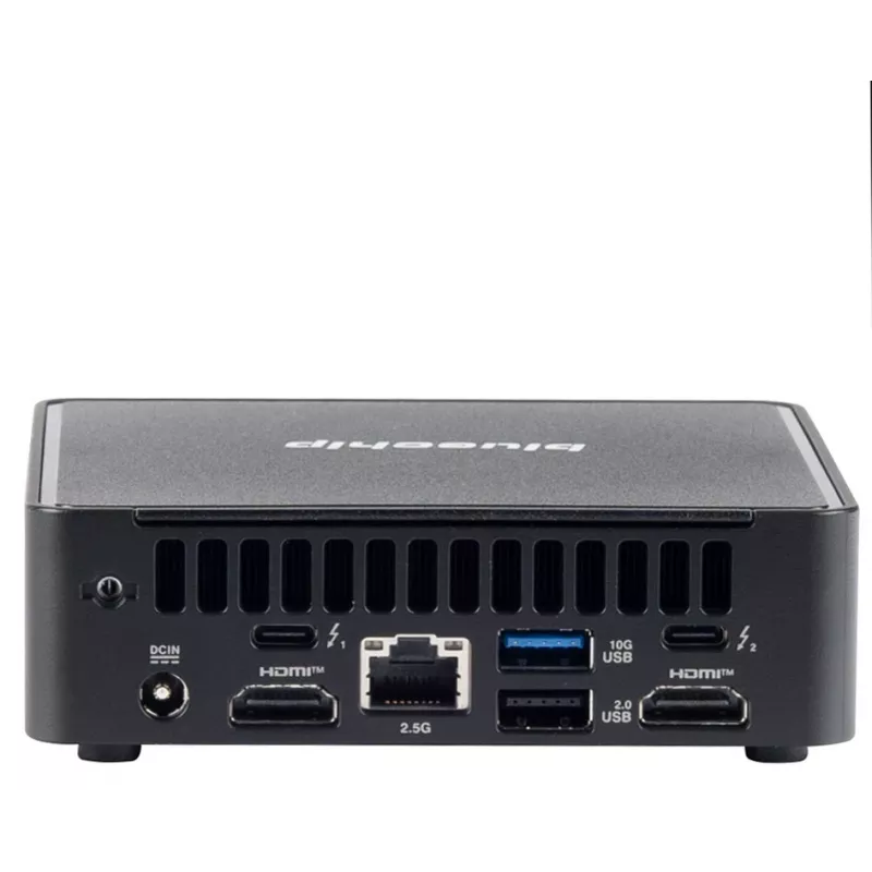 bluechip BUSINESSline M1570 Intel Core 7 240H 16 GB DDR5-SDRAM 500 GB SSD Windows 11 Pro mini-pc zwart