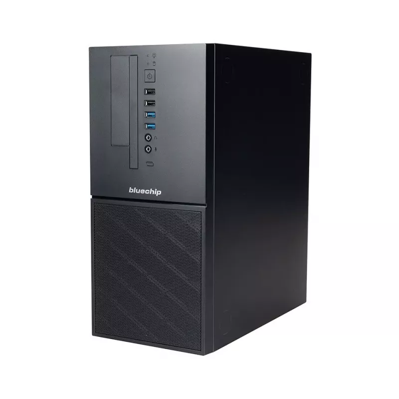 bluechip BUSINESSline T3300 Intel® Core™ i3-processor 14100 / tot 4.70 GHz, Windows 11 Pro, Intel® B760, 16 GB DDR5, 500 GB NVMe SSD, Gigabit Ethernet, Intel® UHD-grafiek, DVD±RW