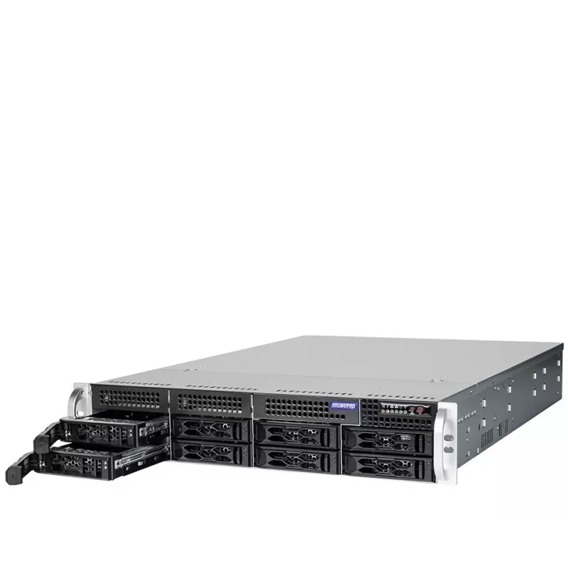 bluechip SERVERline R42316s 2 HE rack, Intel® Xeon® Silver 4410Y-processor / 2.00 GHz, TPM-module, 32 GB DDR5, 2 x 960 GB SSD, 2 x 10 Gigabit Ethernet