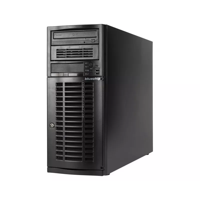 bluechip SERVERline T40317s tower, Intel® Xeon® Silver 4410Y-processor / tot 3,90 GHz, 32 GB DDR5, 2 x 960 GB SSD, 2 x RJ45 (10 Gb/s)
