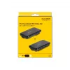 DeLOCK 64209 USB 3.2 Gen 2 Type-C-hub 10000 Mbit/s zwart